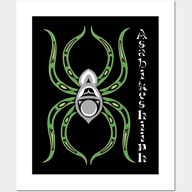 Asabikeshiinh (spider) Aromantic pride Wall Art by KendraHowland.Art.Scroll